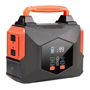 แบตเตอรี่สำรองพลังงานสูง 150W สำหรับใช้งานกลางแจ้ง พร้อมคลื่นไซน์บริสุทธิ์ พกพาสะดวก ใช้พลังงานแสงอาทิตย์สำหรับกรณีฉุกเฉิน เหมาะสำหรับการตั้งแคมป์ - Product Image 2