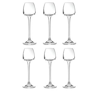 SET DI 6 BICCHIERI DA LIQUORE ALIZE'E IN VETRO TRASPARENTE 7CL - Product Image 1
