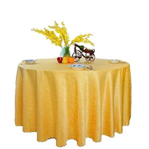 Nappe ronde en satin rose à la mode pour mariage nappe en tissu texturé pour restaurants - Product Image 5