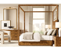 platzbett himmel schlafzimmer möbel-set innenraum-möbel-sets wohnzimmer sofa lounger nachttisch hotel villa tv-ständer