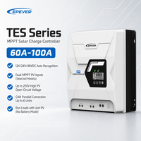 Régulateur de charge solaire RV EPEVER TES6415 TES8425 TES10425 60A 80A 100A MPPT CAN Parallèle BMS RS485 Mode sans batterie