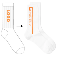 Chaussettes noires en bambou respirantes et douces, personnalisables avec logo, pour le sport et la mode, vente en gros