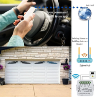 ZigBee WiFi abridor de puerta de garaje ESP8685 controlador de puerta inteligente Módulo de interruptor temporizador Smart Life APP Control remoto Alexa Google Home