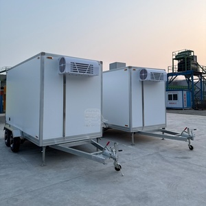 Insulated Freezer <b>Box</b> <b>Trailer</b> Mobile <b>Trailer</b> Cooler Unit Cold Room Outdoor Freezer <b>Trailer</b> - Product Image 4