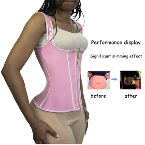 Haute qualité corps Cinchers ventre réglable fermeture éclair et crochet-yeux os femmes Fajas Colombianas taille formateur <span class=keywords><strong>Corset</strong></span> - Product Image 5