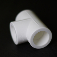 Accessoires PPR pour plomberie Tube d'eau en plastique 110mm douille coude té coulée filetage mâle connexion coulée soudable