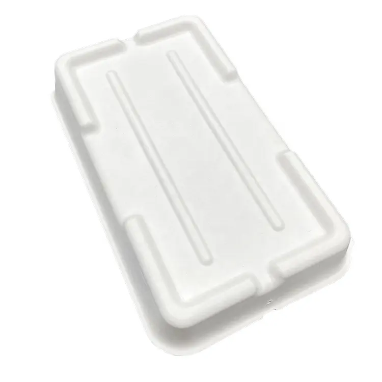 Biologisch abbaubare Bleistift box geformte Zellstoff box Bagasse Lieferant OEM Hersteller Nass presse