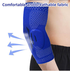 Aofit Manchons de compression pour coude, en polyester respirant et fin, pour entraînement, sport et multisports, vente en gros, avec soutien de coude - Product Image 4