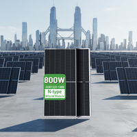 Panneau solaire monocristallin N-Type pliable de 720W avec batterie, alimenté par une usine fournissant des panneaux de 800W