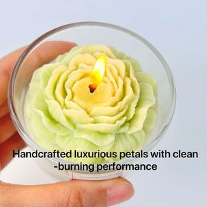 Bougie parfumée artisanale de luxe à base de cire de soja, en vrac, personnalisable, aromathérapie, adaptée aux parfums d'intérieur et de mariage - Product Image 3