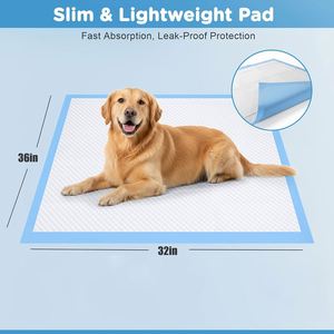 Custom Eco-Friendly Cotton Disposable Thick Dog Pee <b>Pad</b> High Absorbency Antibacterial Deodorant Features IP67 <b>Waterproof</b> for - Product Image 6