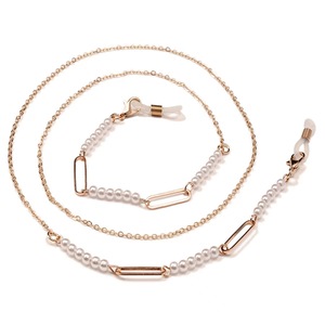 Vente chaude plaqué or lunettes chaîne coloré anti-dérapant masque lunettes mode alliage matériel lunettes <span class=keywords><strong>cordon</strong></span> - Product Image 3