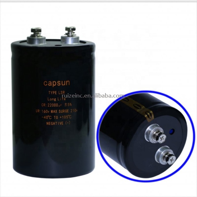 High quality big capacitor CD135 Screw Terminal Aluminium Electrolytic Capacitor 160V 22000UF