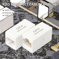 Adaptateur UTP Fangbei Lan Cat5e/6, connecteur Keystone Jack 8P8C, rallonge de câble Ethernet, coupleur en ligne RJ45 femelle-femelle, emballage