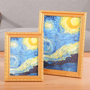 <span class=keywords><strong>Magnifique</strong></span> cadre <span class=keywords><strong>photo</strong></span> rectangulaire en bois massif de style européen, écologique, durable, taille et couleur personnalisées, à poser ou à accrocher, décoratif - Product Image 3