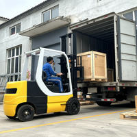Chariot élévateur électrique Heli de 3 tonnes avec rotateur à pinces pour la manutention de fûts et de barils dans les centres logistiques, chariot élévateur à 4 roues