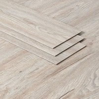 Plancher de colle LVT imperméable de haute qualité 1.2mm-3mm planche de carreaux de vinyle de grain de bois pour appartements