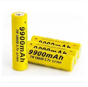 GTF-batería de litio 18650, batería recargable de iones de litio de 9900mAh, linterna de luz de gran capacidad