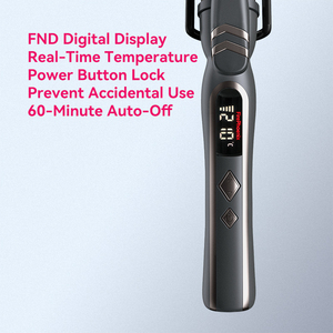Ferro arricciacapelli FirePhoenix A3L con display digitale, 10 impostazioni di temperatura, sensore intelligente NTC, spegnimento automatico 1 ora per casa e salone - Product Image 6