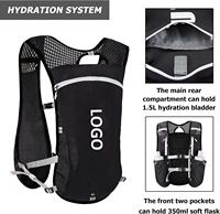 Sac à eau personnalisé pour sports de plein air, marathon, randonnée, sac d'hydratation léger de 5L, gilet multifonctionnel de course sur sentier