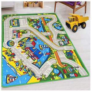 Alfombra Infantil con Estampado de Dinosaurios, Alfombra de Juego Personalizada, Tapete de Juego para Niños, Tapete de Carretera - Product Image 3