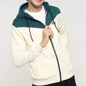 Meilleur prix Sweats à capuche zippés pour hommes en stock Sweats à capuche zippés pour hommes de bonne qualité 100% coton Sweat à capuche de rue à fermeture éclair complète pour hommes - Product Image 1