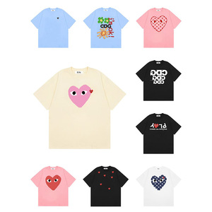 T-<span class=keywords><strong>shirt</strong></span> imprimé lettre d'amour Chuanjiu, à la mode, pour hommes et femmes, nouvelle collection été - Product Image 1