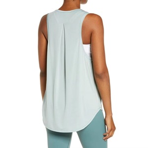 Camiseta sin mangas transpirable sin costuras para yoga, blusa deportiva ligera para mujer, top para correr y fitness - Product Image 5