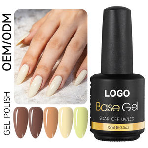 Gel Base de Goma UV Personalizado de Alta Calidad, 15 ml, Multifunción, Sin Limpieza, Alto Brillo, Precio de Fábrica OEM - Product Image 1