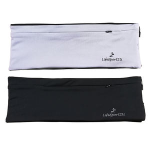 Échantillon gratuit à <span class=keywords><strong>prix</strong></span> réduit OEM Sac banane Sacs de taille Sacs de sport Fitness Élastique Spandex Sac de course Ceinture avec fermeture éclair pour téléphone - Product Image 1