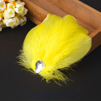 2022 coiffure en plumes naturelles pour femme, accessoires de Performance de danse pour fille
