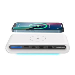 Station de charge <span class=keywords><strong>sans</strong></span> <span class=keywords><strong>fil</strong></span> 4-en-1 à chaud Port 3USB Charge rapide 15W Charge rapide <span class=keywords><strong>sans</strong></span> <span class=keywords><strong>fil</strong></span> - Product Image 2