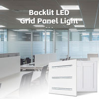 Plafonnier LED moderne 48W sans cadre à surface carrée pour la maison, le bureau et le corps du PC