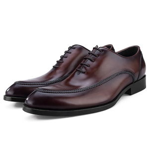 Chaussures de Ville Élégantes Fait Main <span class=keywords><strong>pour</strong></span> <span class=keywords><strong>Homme</strong></span> Mariage en Cuir Véritable Oxford <span class=keywords><strong>Italien</strong></span> 2020 - Product Image 1