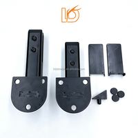 Clip de fixation latérale en acier inoxydable pour garde-corps en verre d'escalier, hauteur 170 mm et 210 mm, pour escalier intérieur