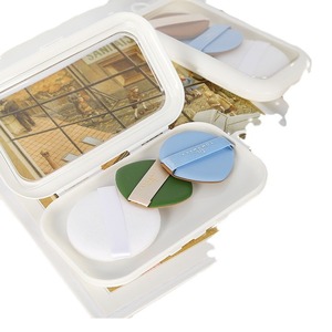 Éponge de maquillage double face sans latex, forme goutte d'eau, pour utilisation sèche et humide, lot de 2 - Product Image 2