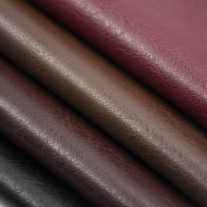 थोक कारखाने ए/डब्ल्यू सिंथेटिक चमड़े के कपड़े/जैकेट/पैंट के लिए कृत्रिम विंटेज पु चमड़े के कपड़े - Product Image 5