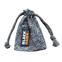 Pochettes à cordon en toile avec impression numérique personnalisée, sacs cadeaux souvenirs avec étiquette en cuir