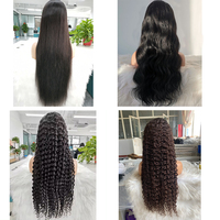 Peluca de encaje HD transparente 13x4 para mujeres negras americanas, pelucas frontales de encaje Profundo 13x6 HD, peluca completa de 40 pulgadas, pelo humano crudo, frente de encaje