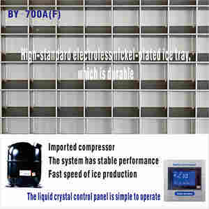 Fabricant de blocs de glace refroidis par air Commercial 200 kg Haute capacité Machine à glaçons en cubes Durable Fabricant de glaçons automatique - Product Image 4