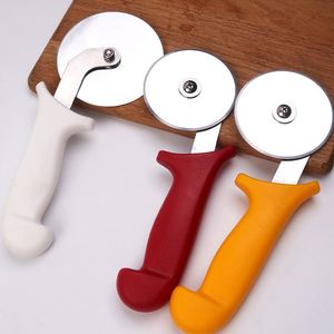 Knife Circular Hob Creative <b>Baking</b> Tool 430 Stainless Steel Roller Pizza Cutter - Product Image 3