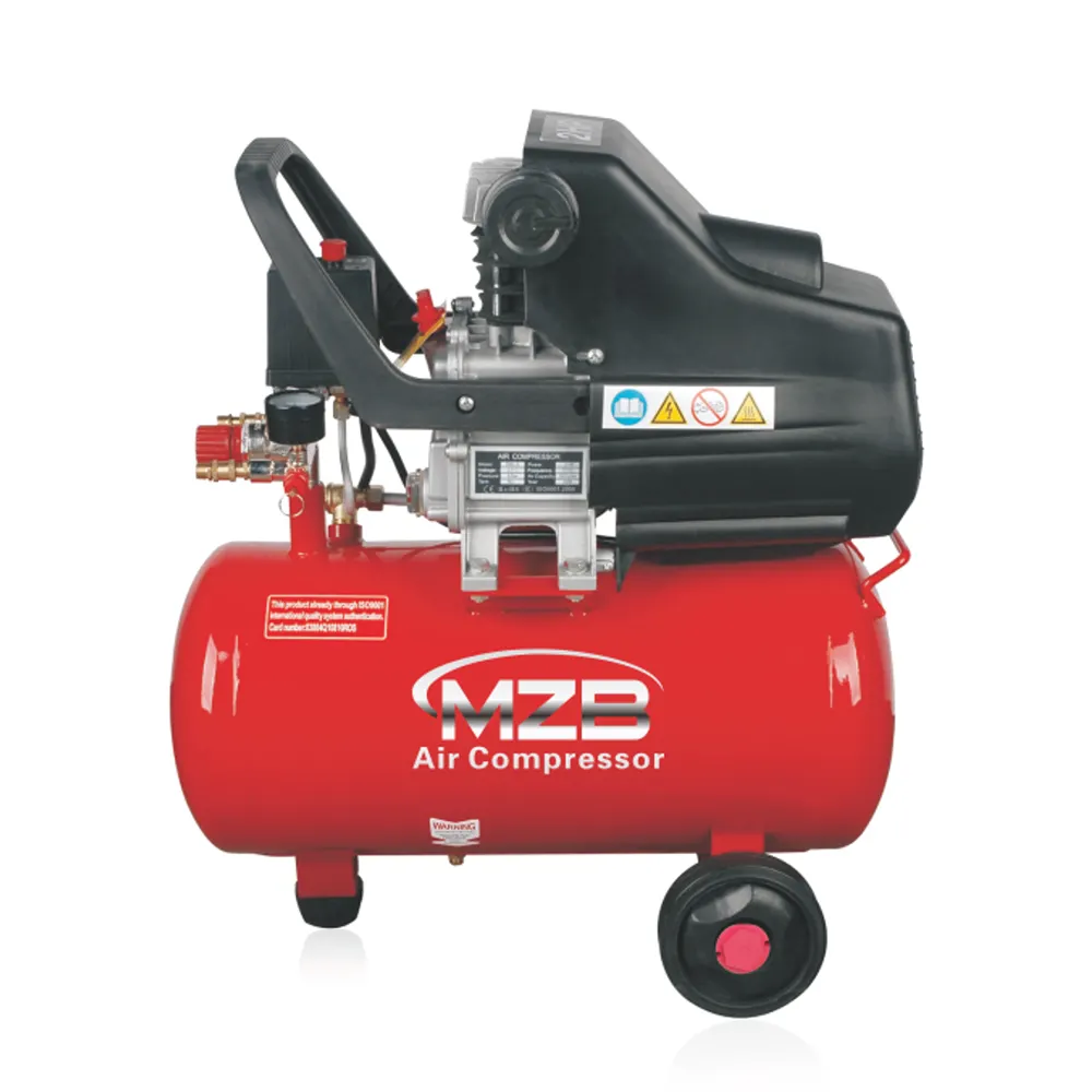 MZB nouveau design pneu compresseur d'air 2hp vespa 110v 25 litres compresseur d'air