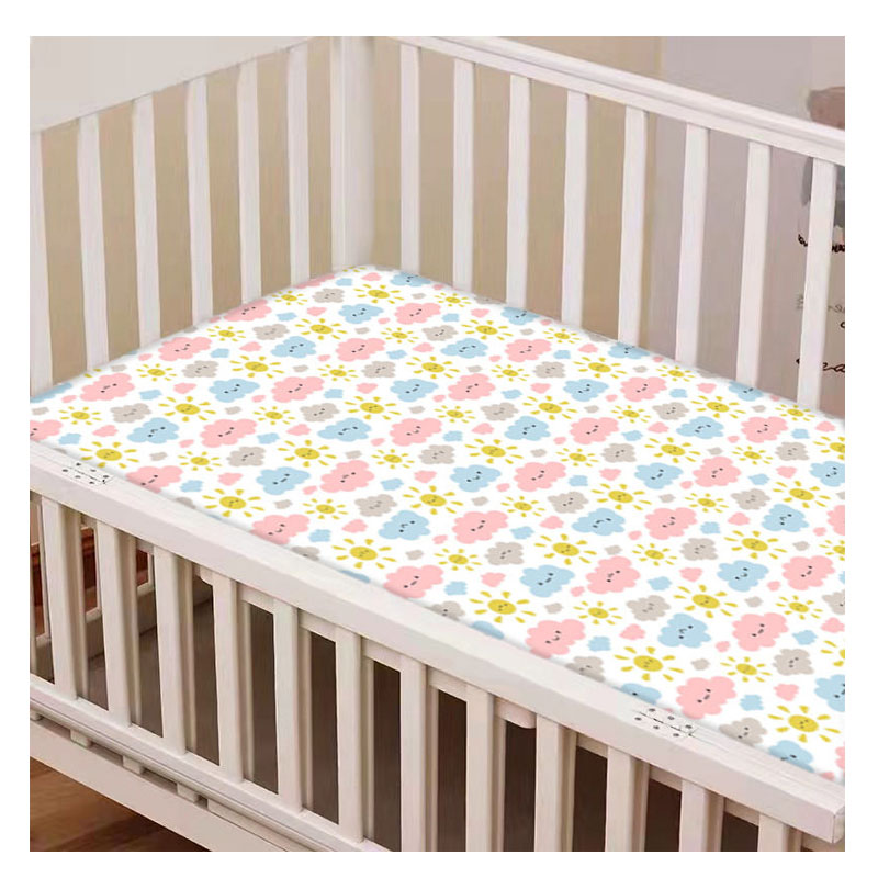 Natucare Crib Toddler Mattresses Baby Fitted Crib Waterproof Bed Sheet Set for Baby Boys Girl