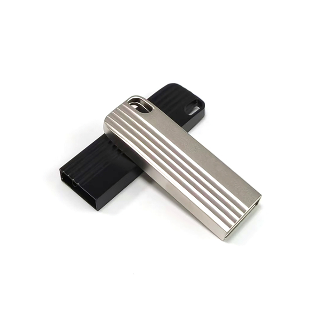 Metal Keyring USB Flash Drive with Custom Logo Waterproof & Shockproof up to 256GB New Capacity 1-Year Warranty
