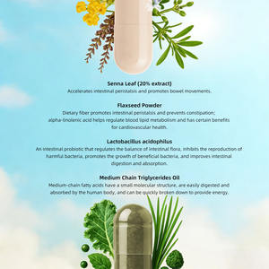 Kapsul Pembersih Usus Lanjutan 15 Hari, Suplemen Pembersih Usus, Detoksifikasi Usus Alami untuk Dewasa - Product Image 2