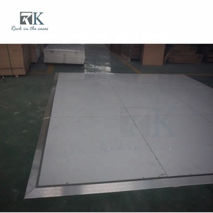 Custom White Glossy Portable Stage Platform Easy Setup Outdoor Dance Floor for Weddings & Events - Product Image 5