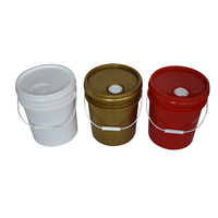Bon marché, récipient de qualité alimentaire 3L incassable, seau à peinture à l'huile en plastique de 1/2/3/4/5/6 gallons avec bec verseur