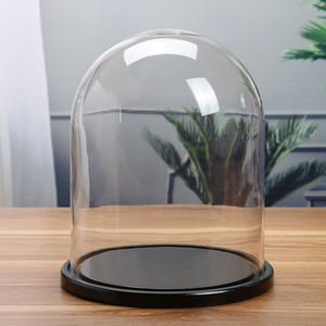 Flor eterna, figurita transparente grande, diseño moderno, <span class=keywords><strong>Lego</strong></span> Craft, cubierta <span class=keywords><strong>de</strong></span> vidrio para caja <span class=keywords><strong>de</strong></span> exhibición <span class=keywords><strong>de</strong></span> pasteles, cubierta antipolvo para Knick-Knacks - Product Image 1