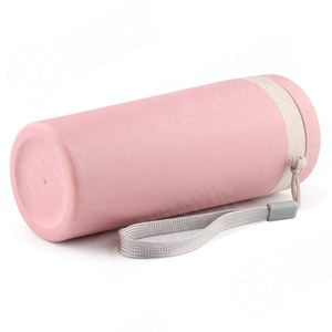 Paja de trigo ecológico vaso irrompible plástico libre de BPA tazas reutilizables café con trigo pajitas para niños adultos - Product Image 5