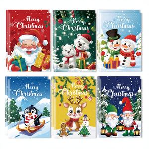 Nouvel ensemble de livres de coloriage en papier de Noël transfrontalier pour les fêtes des enfants et <span class=keywords><strong>la</strong></span> veille de Noël, fabriqué en Chine - Product Image 4